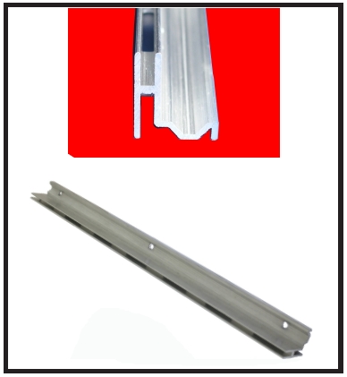 Perfil cremalheira remate - ALUM�NIO